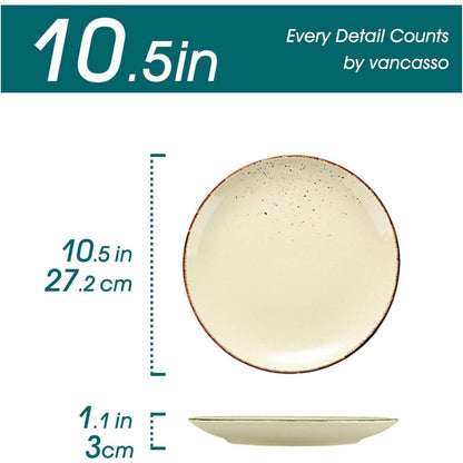 Suppenteller Set 12-tlg. Navia bunt Steingut