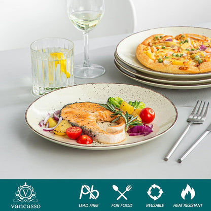 Suppenteller Set 12-tlg. Navia bunt Steingut