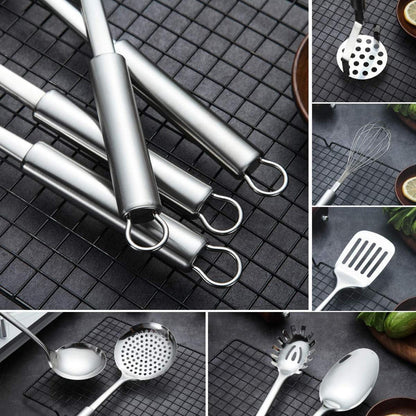 13-teiliges Edelstahl Küchenutensilien Set mit Ständer