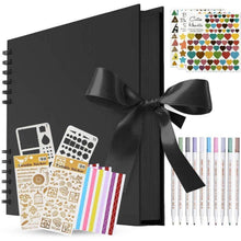 Fotoalbum zum Selbstgestalten Schwarz 80 Seiten 28.5x21cm