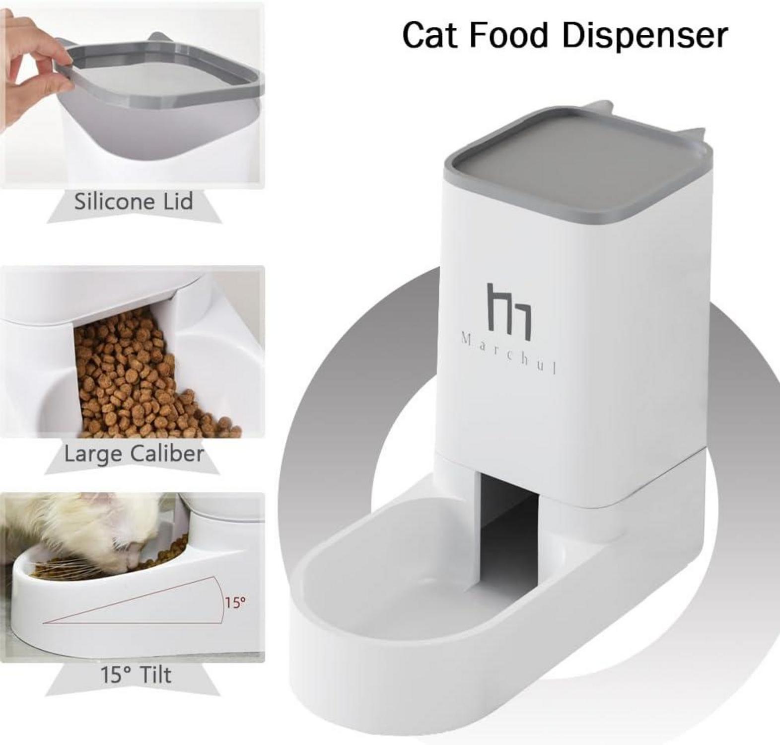 Automatischer 2-in-1 Futter- und Wasserspender für