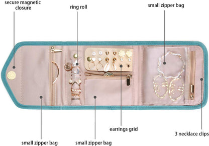 bagsmart Schmuck Organizer Tasche für Reise Schmuckaufbewahrung