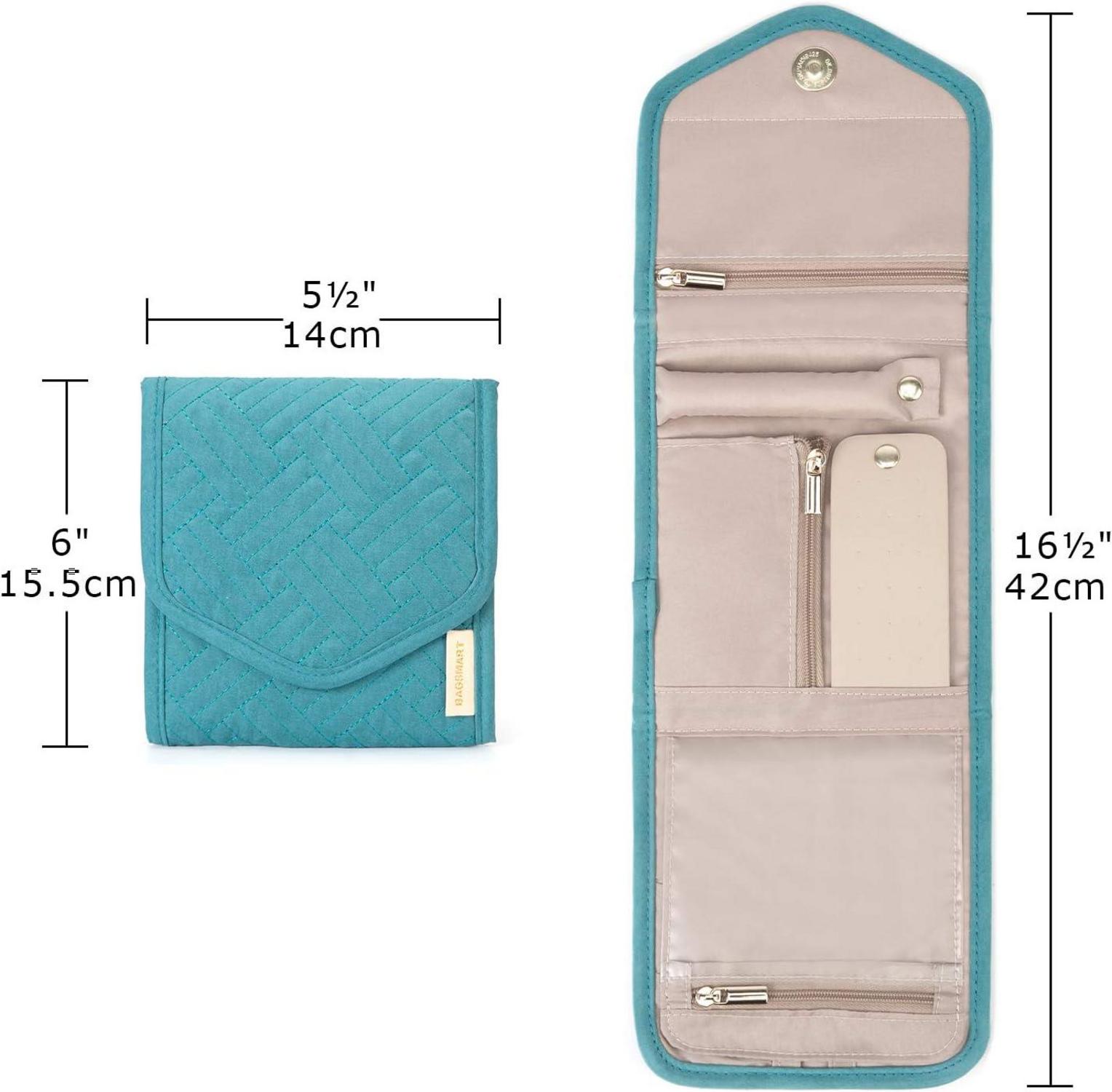 Schmuck Organizer Tasche für Reise Schmuckaufbewahrung Ringe Ohrringe Halsketten