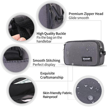 BAIGIO Vordertasche Fahrrad Lenkertasche Regenhülle