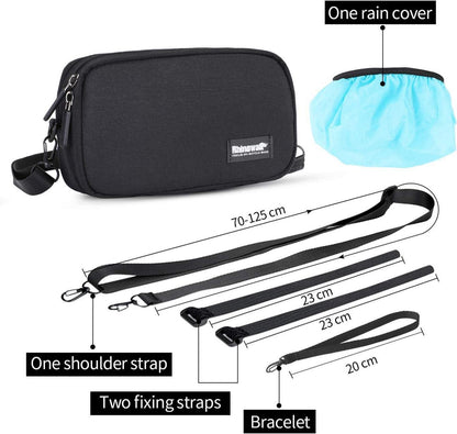Fahrrad Lenkertasche Vordertasche Regenhülle Multifunktional Schwarz