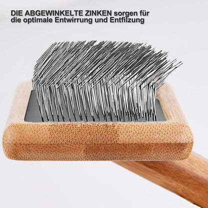 Premium Hundebürste und Katzenbürste für Fellpflege und Unterfellentfernung
