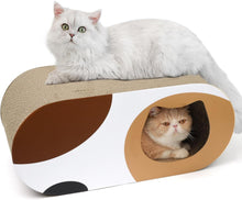 Kratztonne Wellpappe Katze 58x25x25cm Kreis Katzenminze