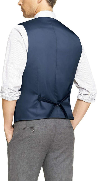 Formale Hochzeitsfeier Baumwolle Plaid Anzug Weste