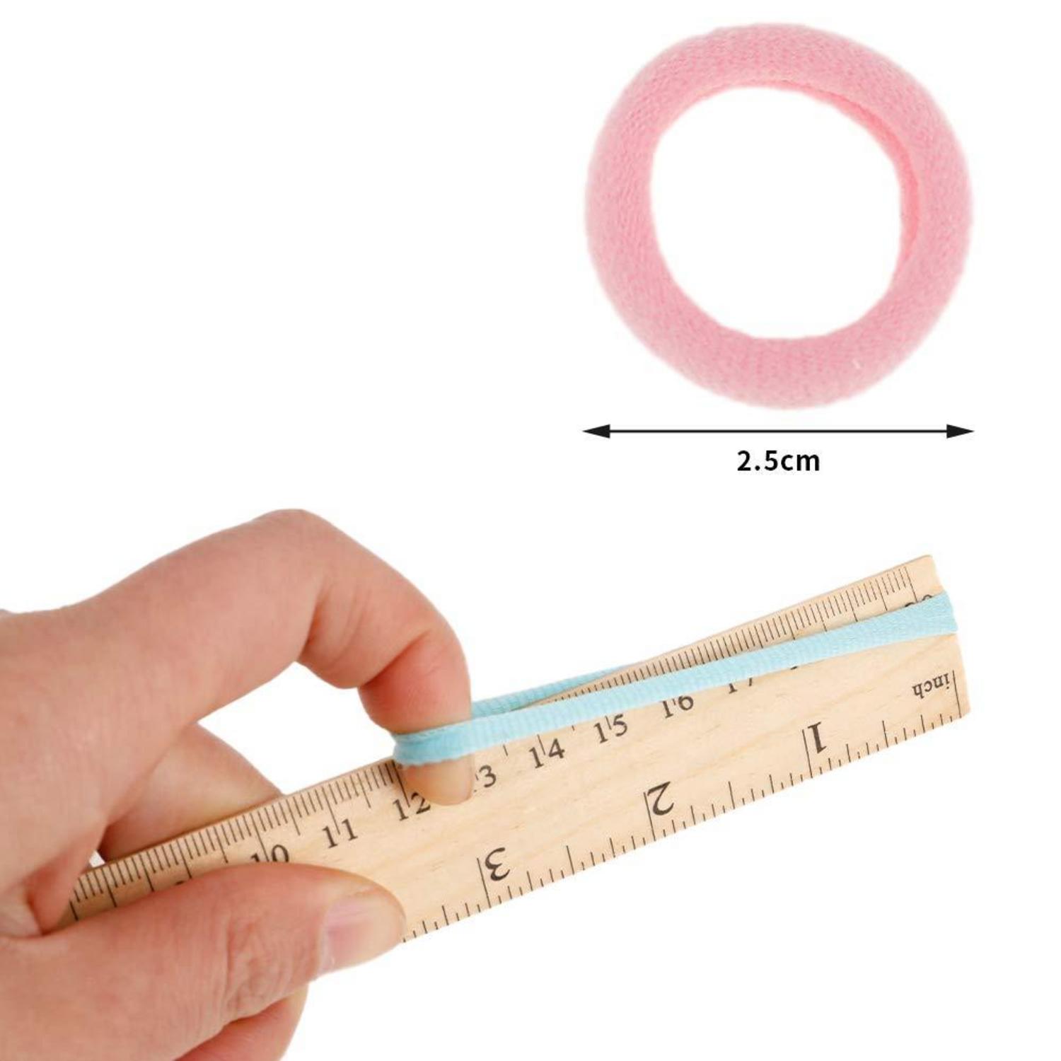 100er Set Mini Haargummi Elastisch Kinder Mädchen Haarband Baby Buntes