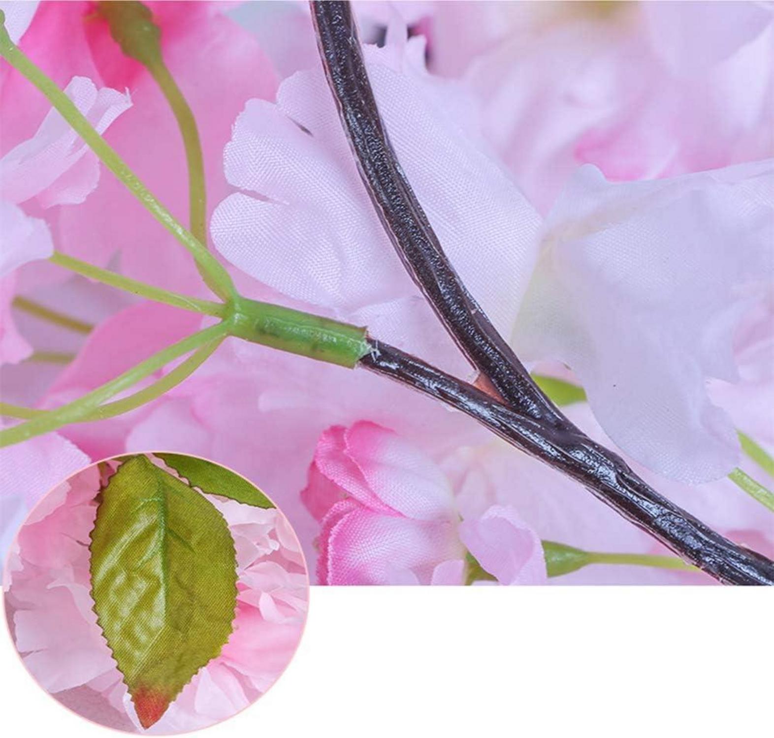 Künstliche Kirschblütengirlande 2er Set Seidengirlande 180 cm Deko Hochzeit