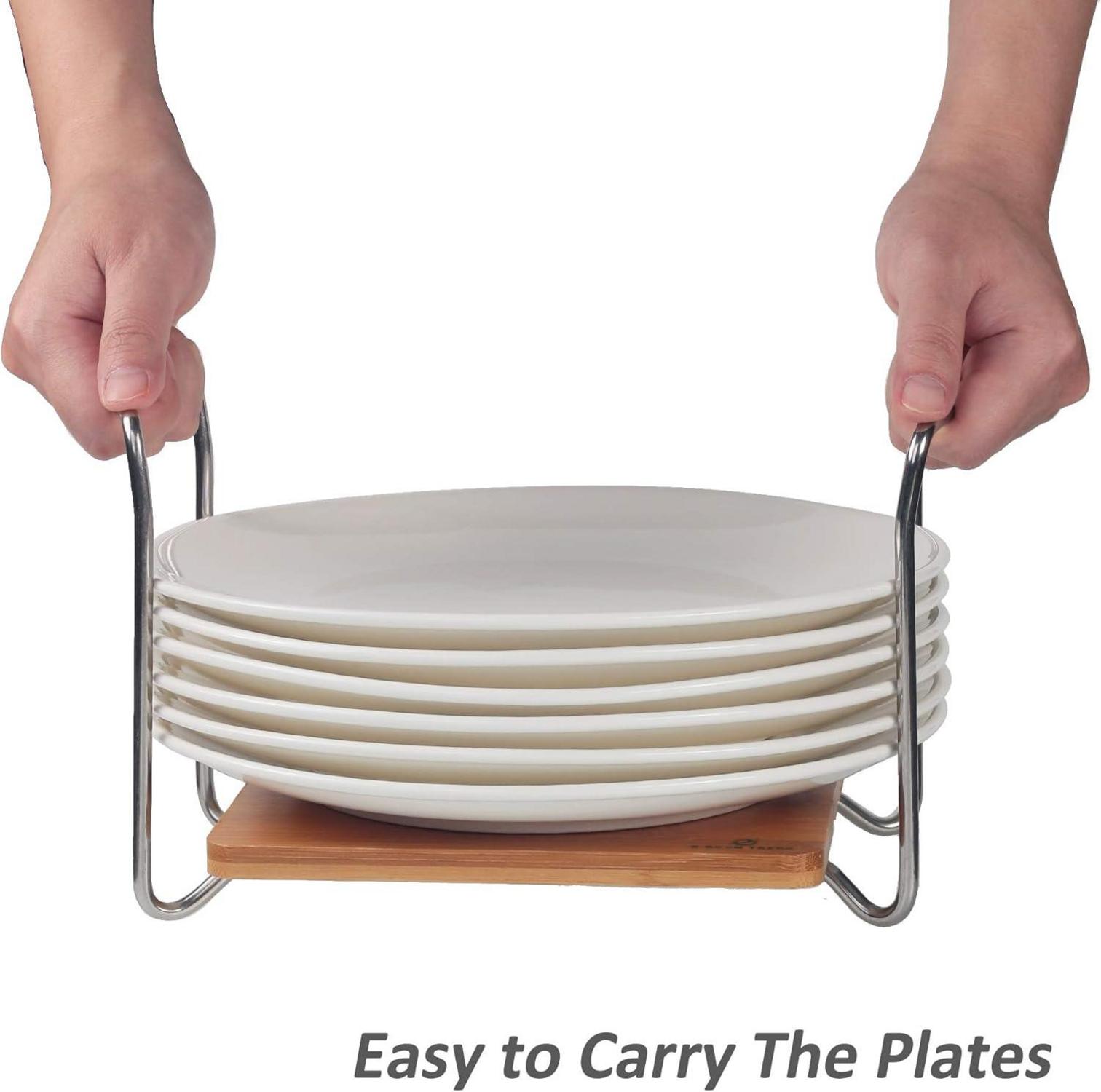 Tellerhalter Organizer Verstellbare Größe Geschirraufbewahrungsregal