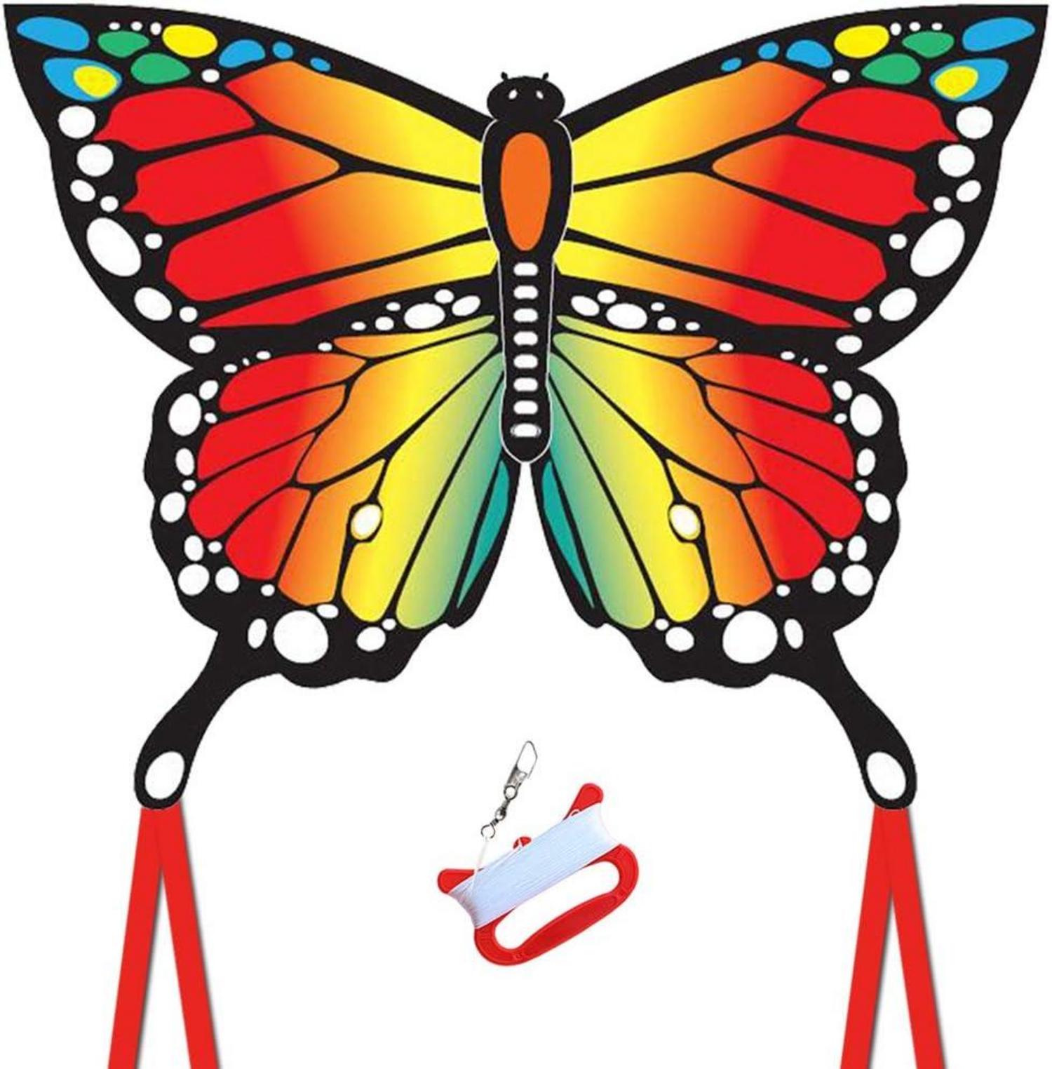 Schmetterling Drachen für Erwachsene und Kinder 120x95cm