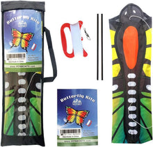 HONBO Schmetterling Drachen Kite 120x95cm mit Long