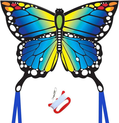 Schmetterling Drachen Kite 120x95cm mit Langen Schwänzen