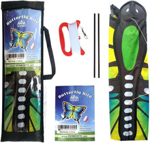 Butterfly Kite Schmetterling Drachen 120x95cm Blau mit