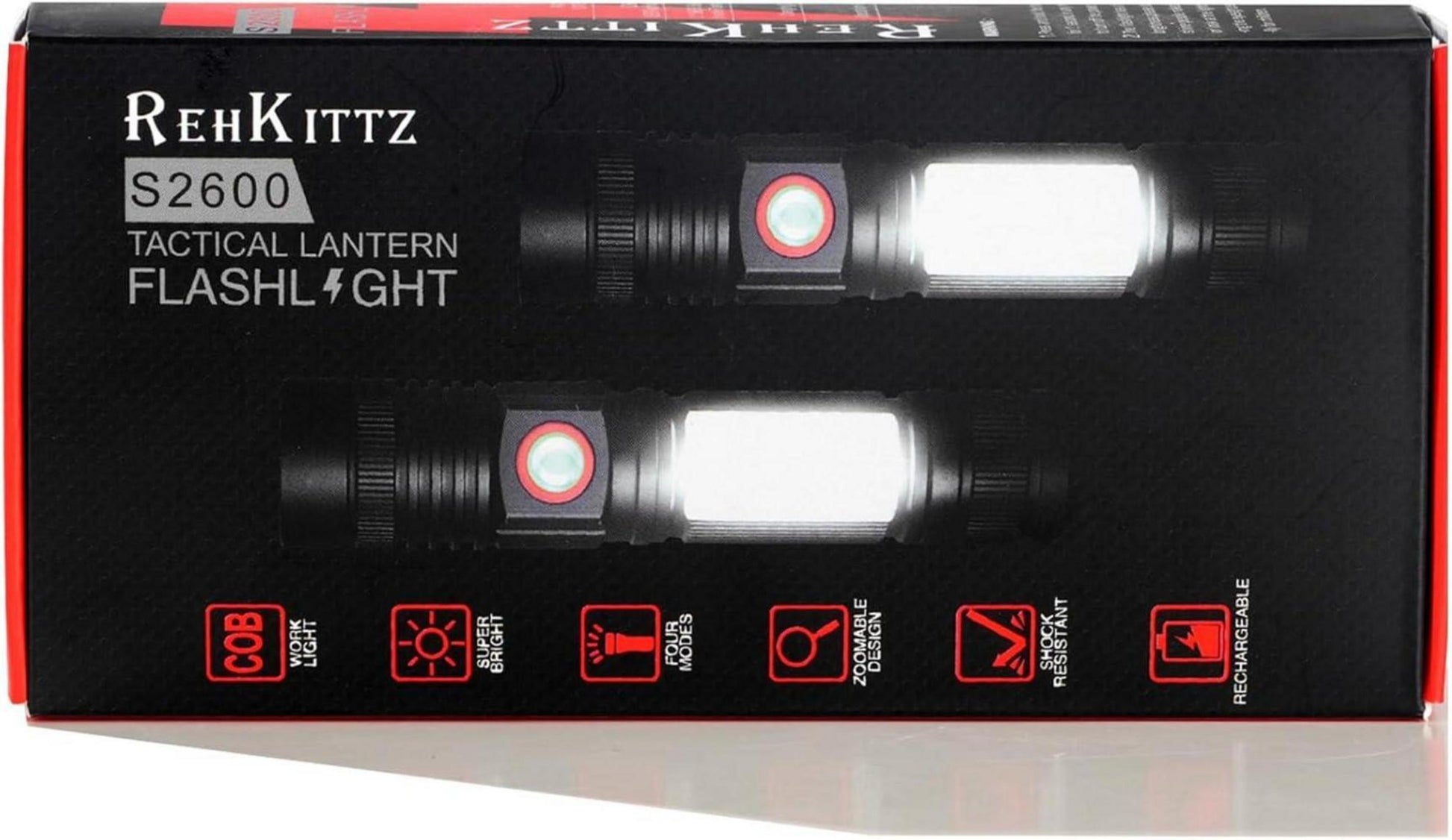 LED Taschenlampe Extrem Hell 2000 Lumen Wiederaufladbare Arbeitsleuchte Mini Magnet Flashlight Handlampe
