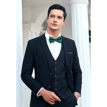 Herren Paisley Fliege Einstecktuch Manschettenknöpfe Set