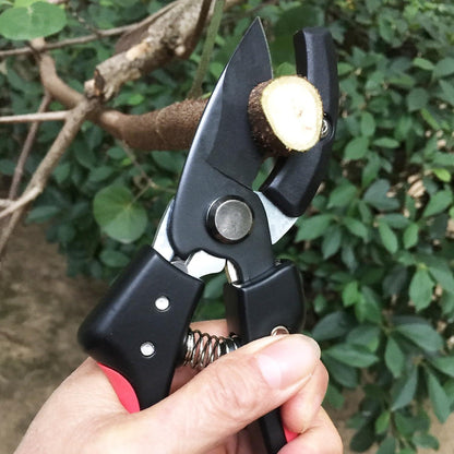 Amboss Gartenschere mit Schneidsystem für stärkeres Holz bis 24