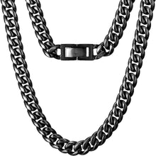 Panzerkette Herren Halskette 10mm Gold Cuban Link Chain Silber_RAW
