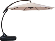 Sonnenschirm mit Schirmständer und Volant 350cm UPF