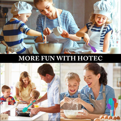 Hotec Teigschaber Silikon Spatel Set 5-teilig