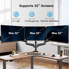 Monitor Halterung 3 Monitore Höhenverstellbar für 17-32