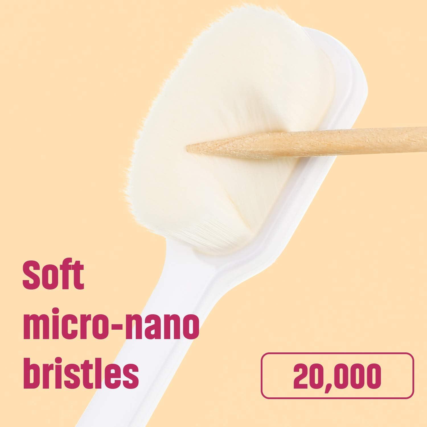 4er Set Weiche Micro Nano Zahnbürste für zerbrechliches Zahnfleisch