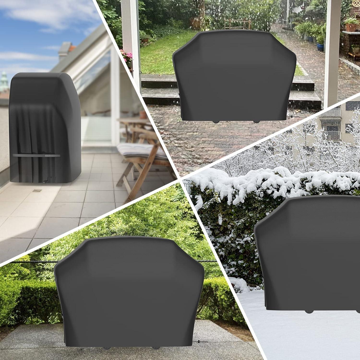 Grillabdeckung Gasgrill 210D Oxford Wetterfest UV-beständige BBQ Cover