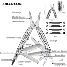 Multifunktionszange 21-in-1 Multi-Tool mit Klappmesser und