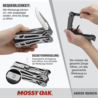 Multifunktionszange 21-in-1 Multi-Tool mit Klappmesser und