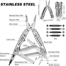 Multifunktionszange 21-in-1 Multi-Tool mit Klappmesser und