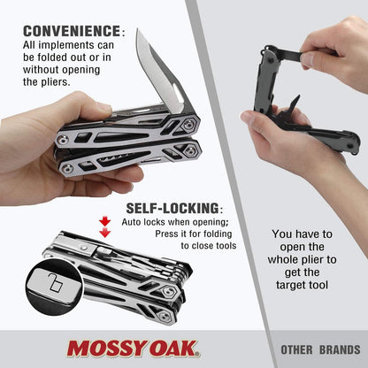 Multifunktionszange 21-in-1 Multi-Tool mit Zange Klappmesser und
