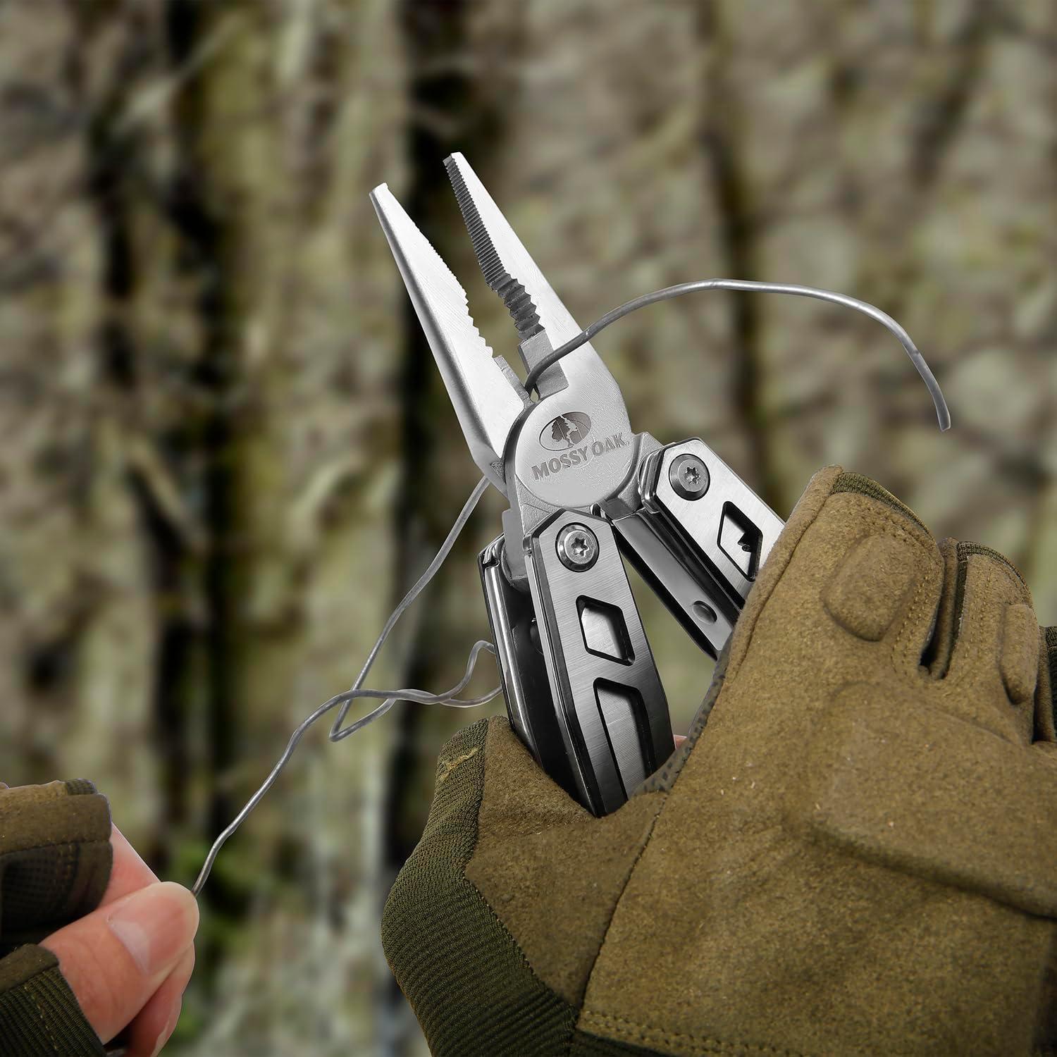Multifunktionszange mit Klappmesser und Tasche