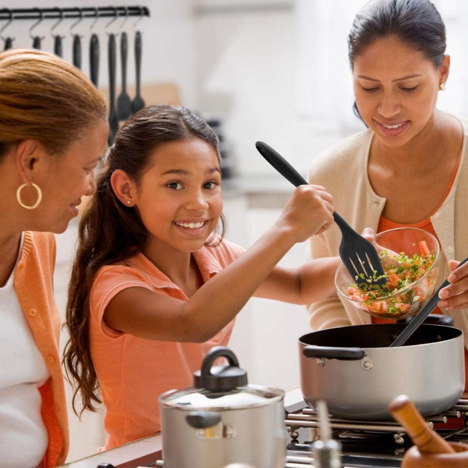 Küchenutensilien Set Silikon 10-teilig Antihaft Hitzebeständig BPA-frei