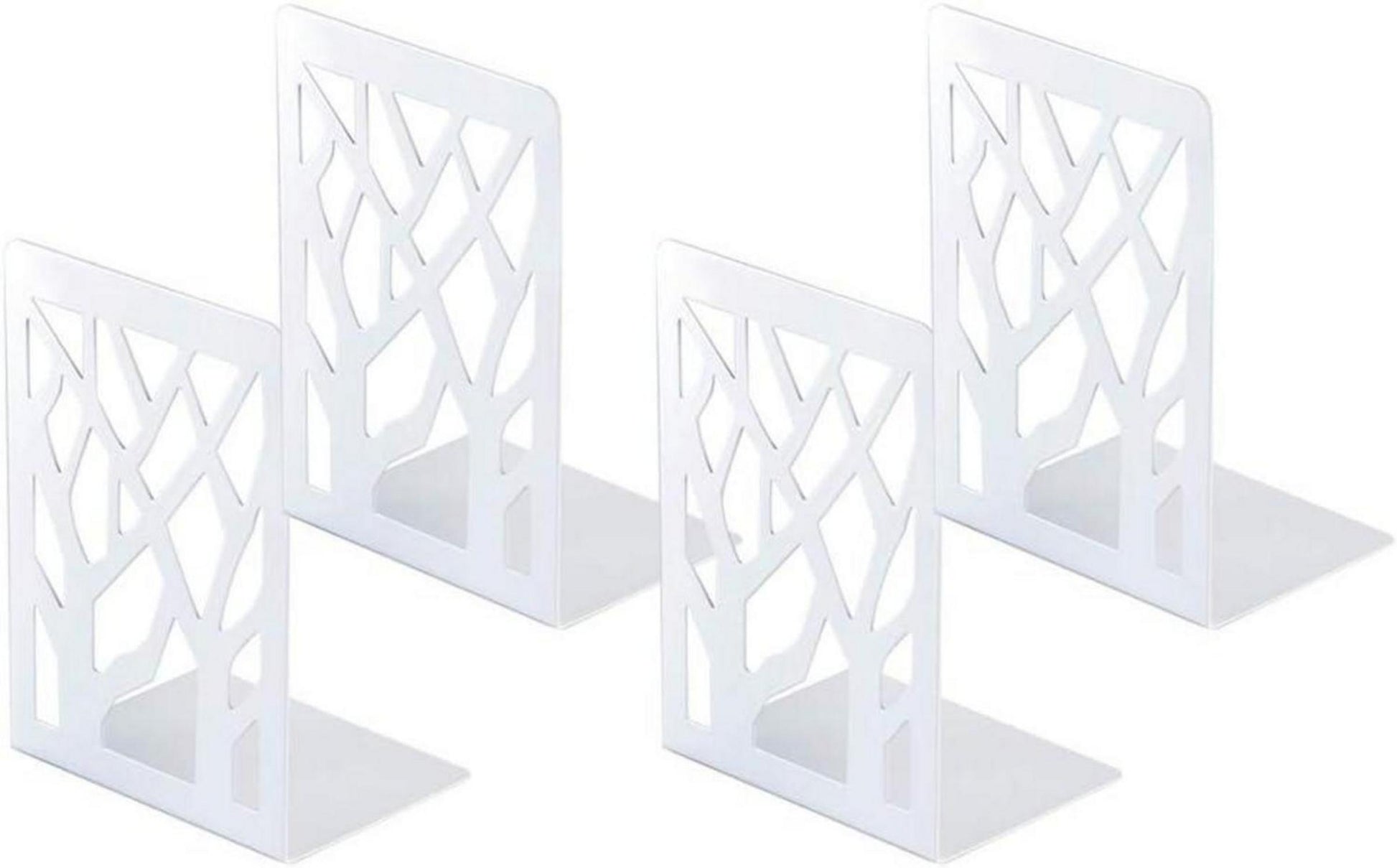 Buchstütze Book Holder Metall Bücher CD DVD Regal Bücherregal 2 Paar