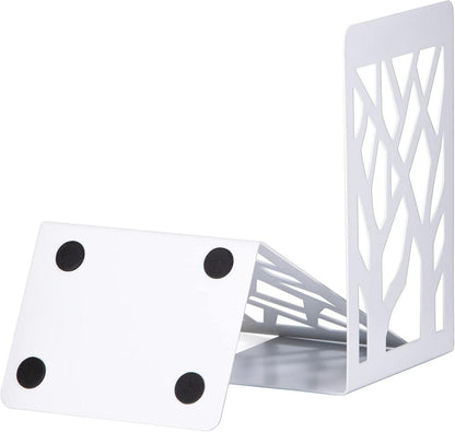 Metallische Buchstützen für Bücher Regal CD DVD, Anti-Rutsch