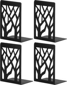 Buchstütze Book holder Metall Schwarz 2 Paar