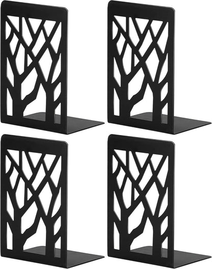 Buchstütze Book holder Metall Schwarz 2 Paar