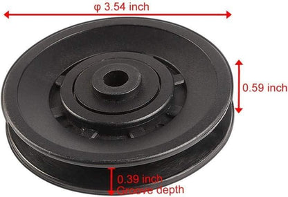 Umlenkrolle Fitness 90mm Seilrolle Kugellager 300kg