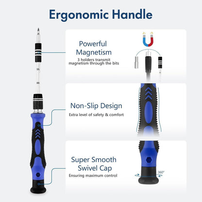 XOOL 140-teiliges Feinmechaniker-Schraubendreher-Set in