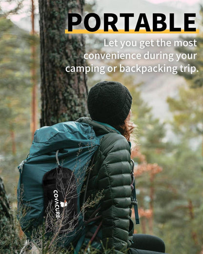 Ultraleichter COVACURE Schlafsack für Outdoor Camping 4 Jahreszeiten