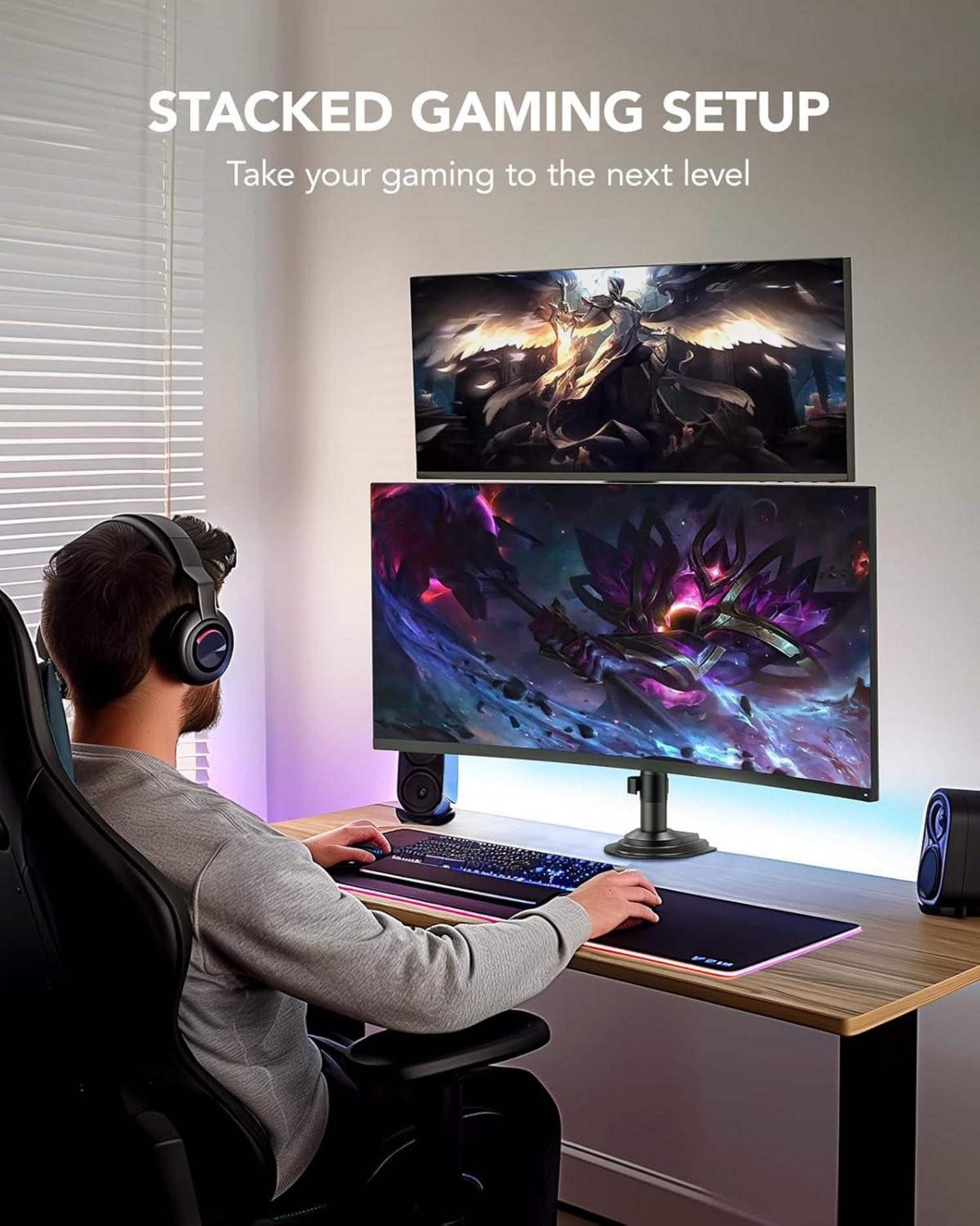 Monitor Halterung für 2 Monitore 13-32