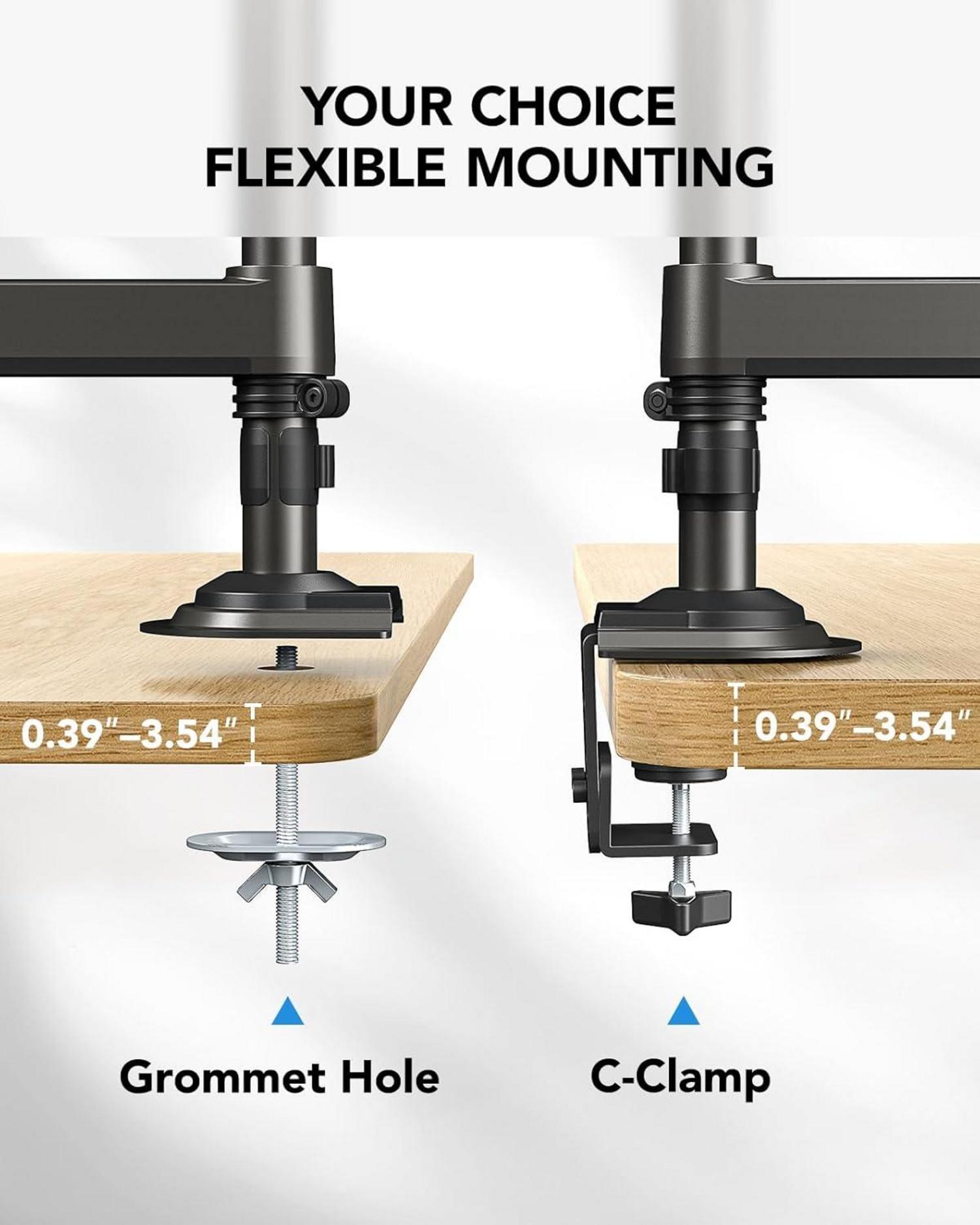 Monitor Halterung für 2 Monitore 13-32