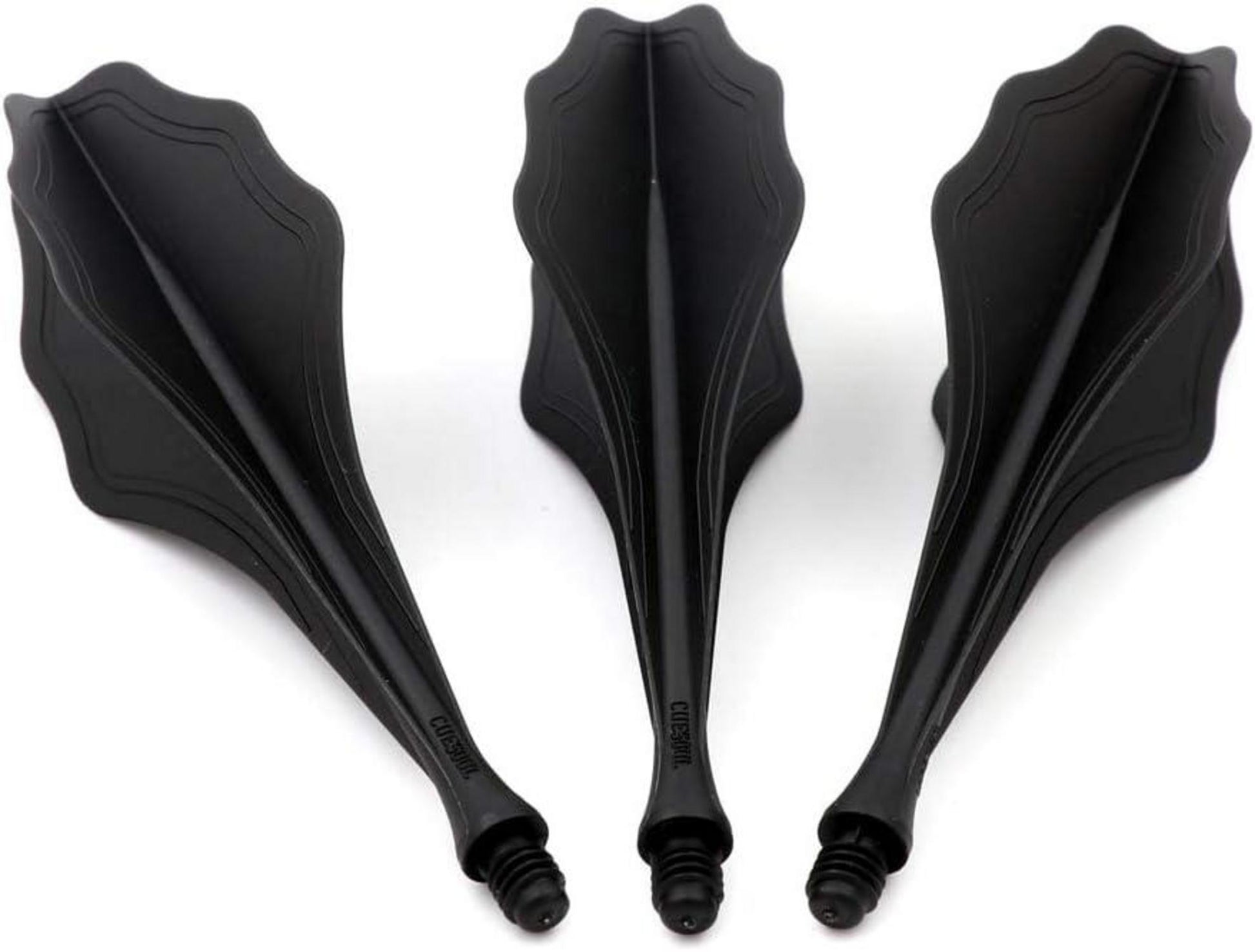 Dartflüge Traj AK8 Schwarze Welle 3er-Set Ergonomisches