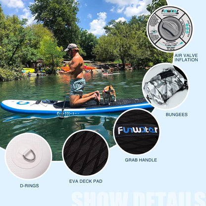 Aufblasbares SUP Paddle Board Set | Verstellbares