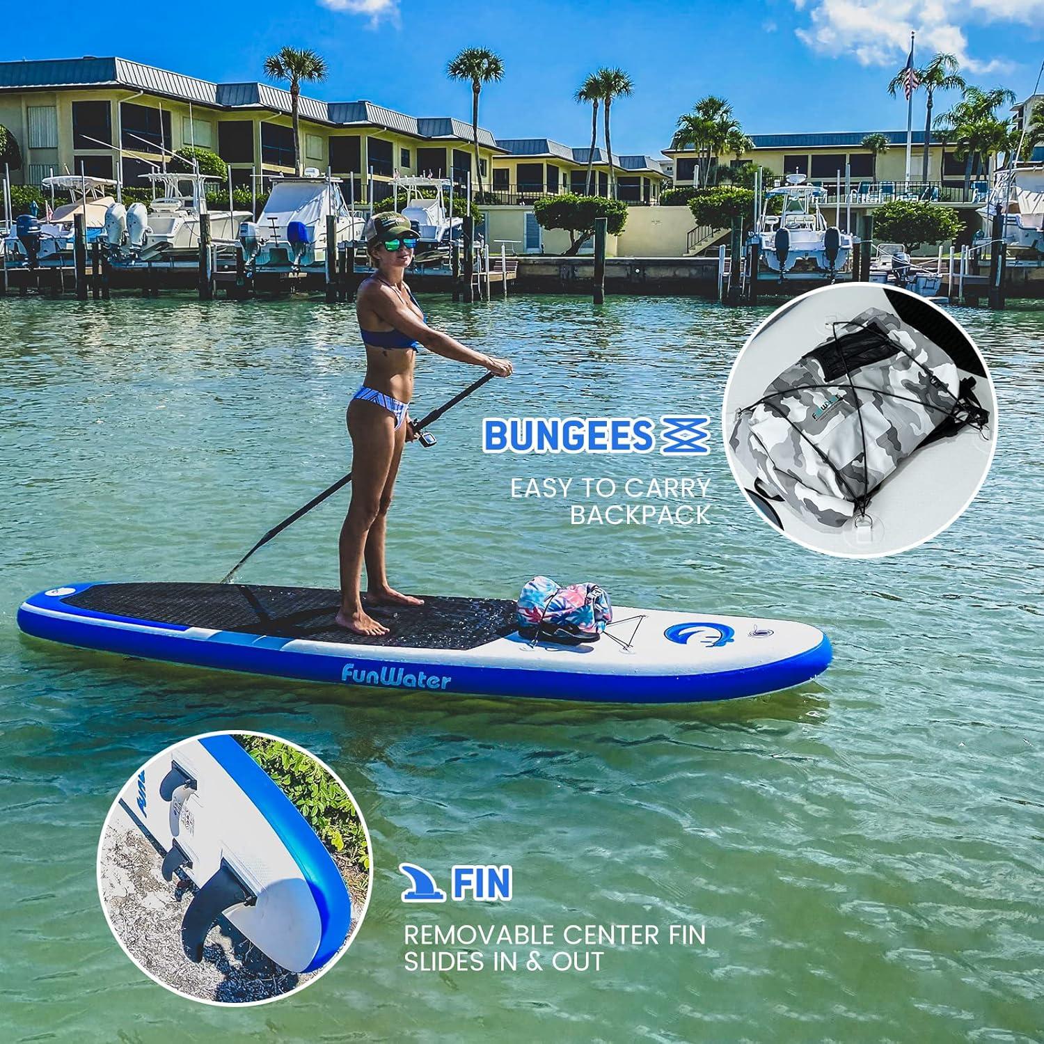Aufblasbares Stand Up Paddle Board SUP mit Verstellbarem