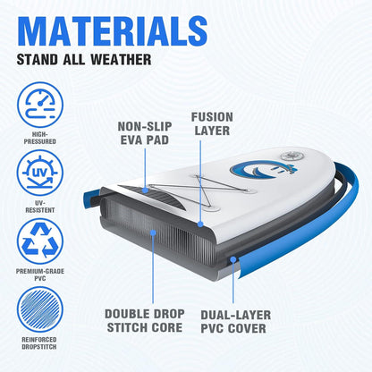 Aufblasbares Stand Up Paddling Board SUP Paddle Board Für Erwachsene bietet