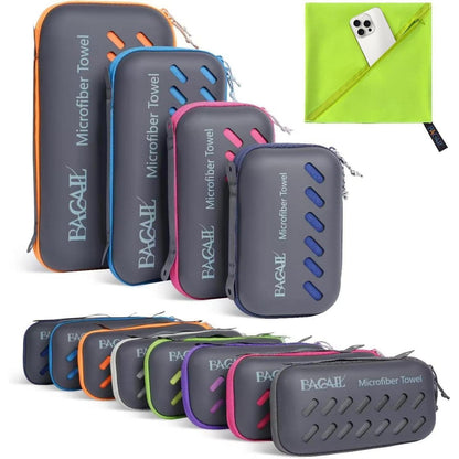 Mikrofaser Handtuch Schnelltrocknend Atmungsaktiv Grün XS