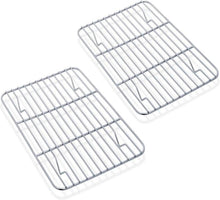Auskühlgitter Edelstahl 2er-Set Braten Backen Grillen Kühlen 21,5 x 16