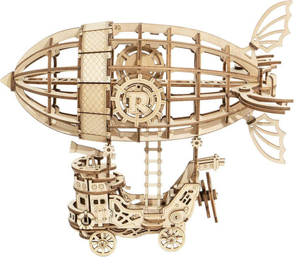 3D Puzzle Holzmodell Zeppelin Bausatz Erwachsene Kinder 8+ Jahre